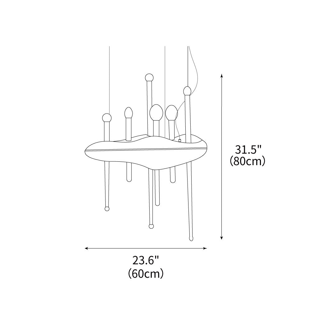 Rain Thorn Chandelier