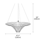 Rattan Water Lily Pendant Lamp