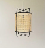Rattan Cane Pendant Light 15.7"