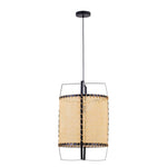 Rattan Cane Pendant Light 15.7"