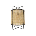 Rattan Cane Pendant Light 15.7"