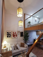 Rattan Cane Pendant Light 15.7"