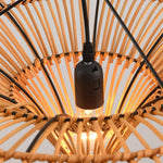 Rattan Water Lily Pendant Lamp