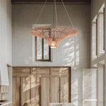 Rattan Water Lily Pendant Lamp