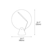 Record Table Lamp 15.7"