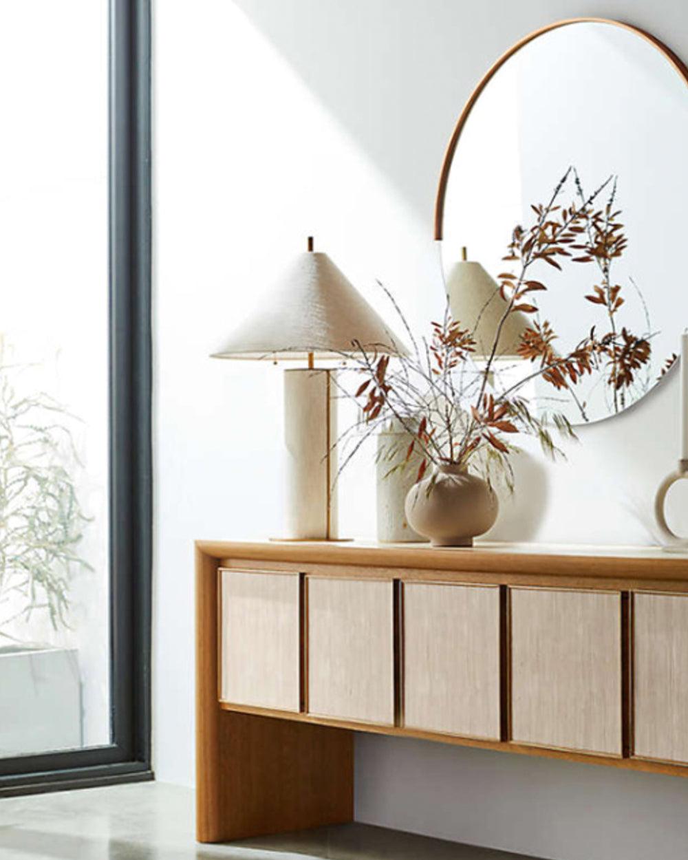 Remi Linen Table Lamp