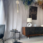 Resin Art Table Lamp 15.7"