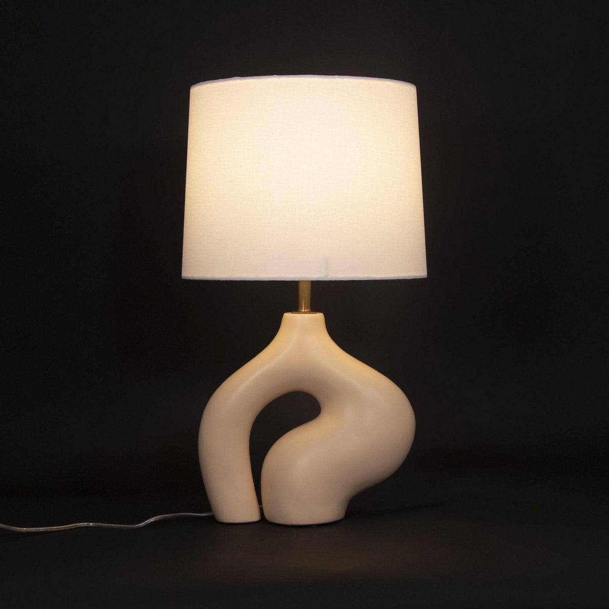 Resin Art Table Lamp 15.7"