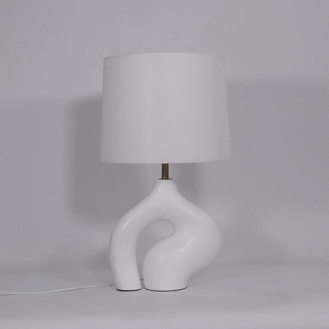 Resin Art Table Lamp 15.7"