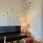 Resin Art Table Lamp 15.7"