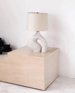 Resin Art Table Lamp 15.7"