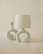 Resin Art Table Lamp 15.7"