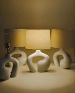 Resin Art Table Lamp 15.7"