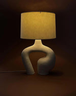 Resin Art Table Lamp 15.7"