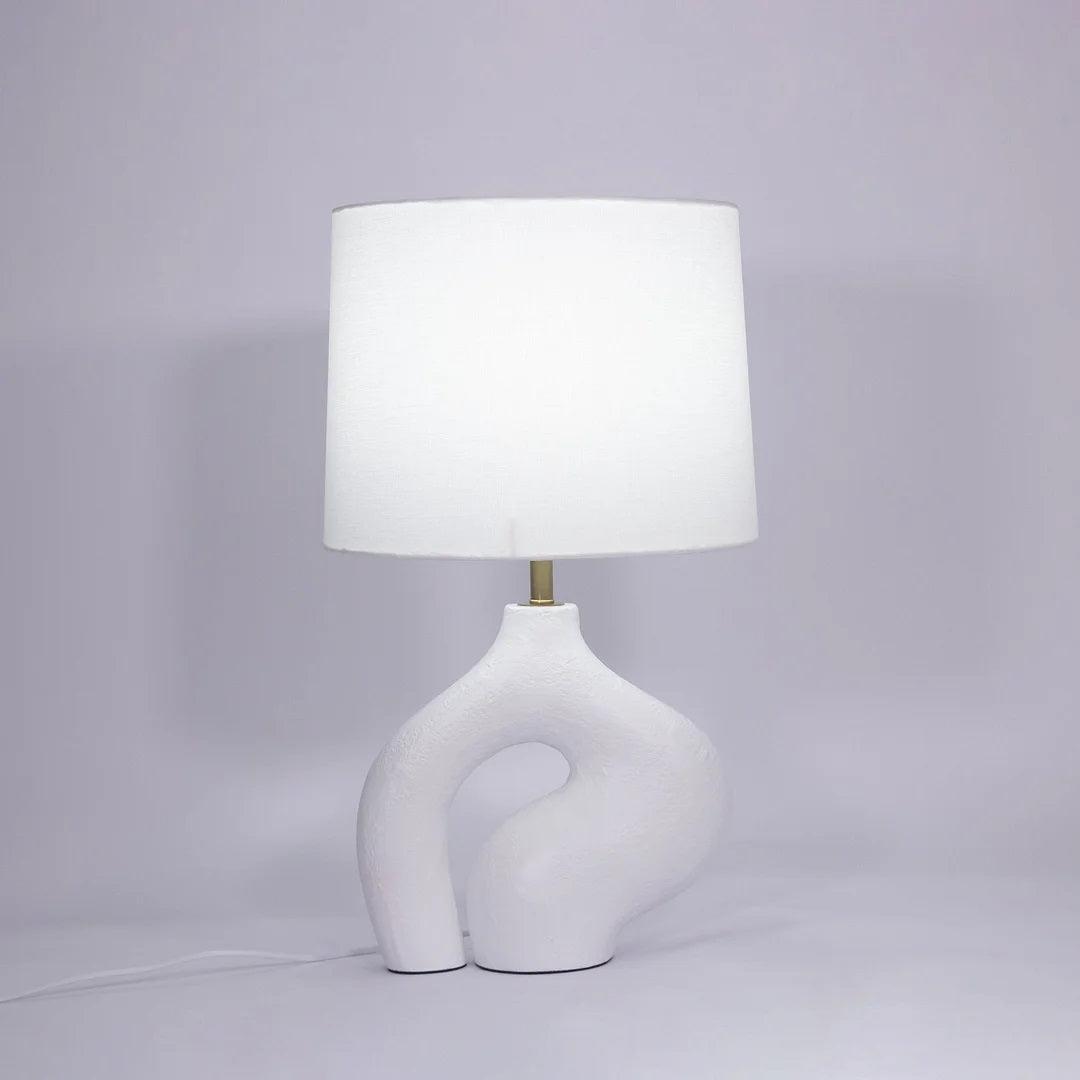 Resin Art Table Lamp 15.7"