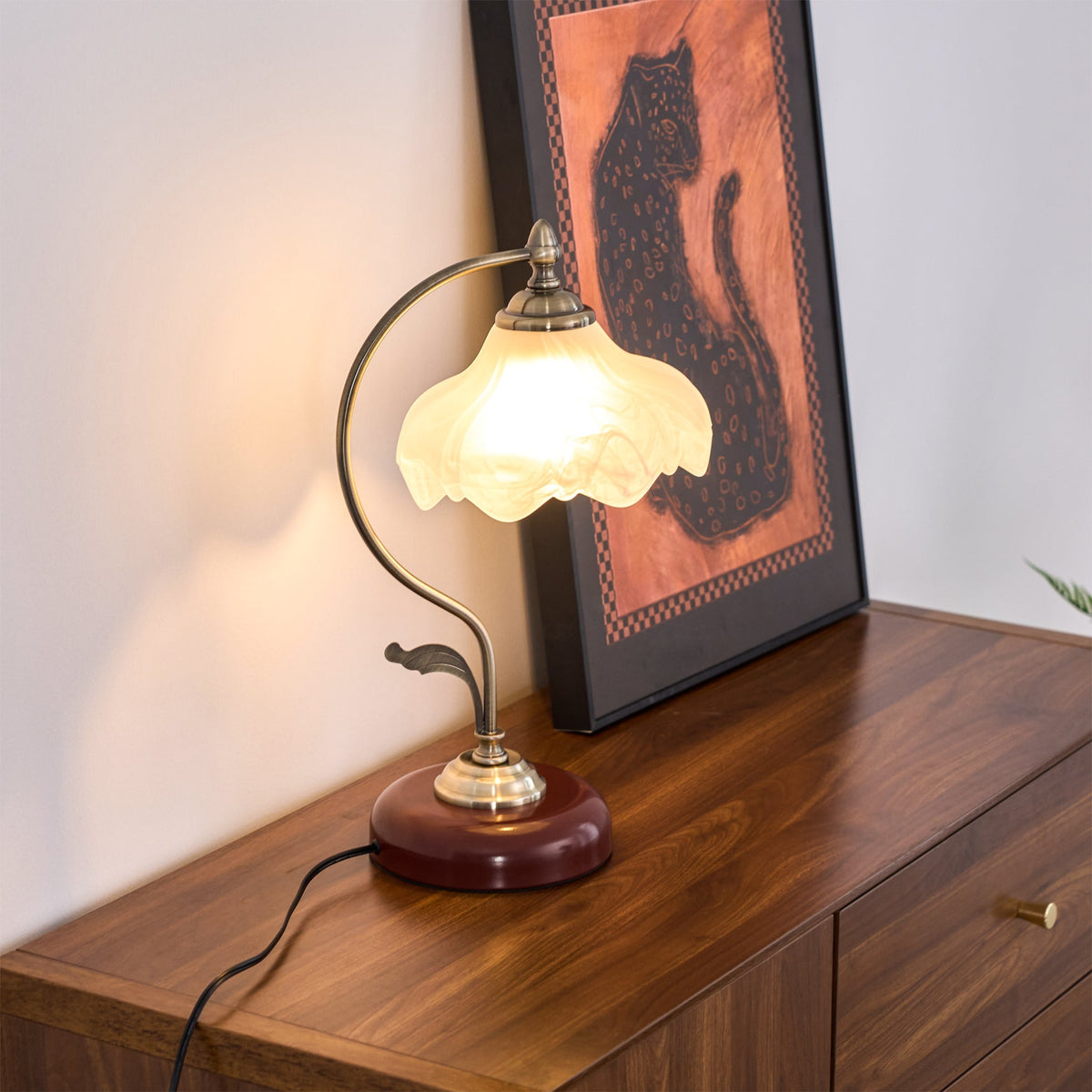 Retro Flower Table Lamp