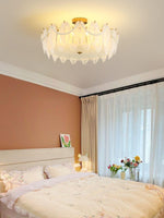 Retro Feather Ceiling Lamp