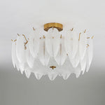Retro Feather Ceiling Lamp