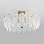 Retro Feather Ceiling Lamp