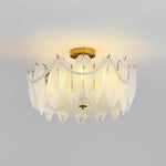 Retro Feather Ceiling Lamp