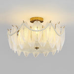 Retro Feather Ceiling Lamp