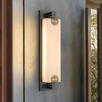Outdoor Waterproof LED Copper Retro Exterior Wall Lights Sconces Lighting