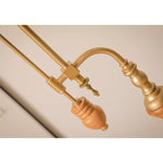 Retro Glass Gooseneck Table Lamp 5.5"