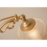 Retro Glass Gooseneck Table Lamp 5.5"