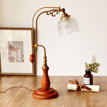 Retro Glass Gooseneck Table Lamp 5.5"
