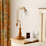 Retro Glass Gooseneck Table Lamp 5.5"