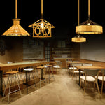 Retro Hemp Rope Exquisite Pendant Light