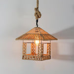 Retro Hemp Rope Exquisite Pendant Light