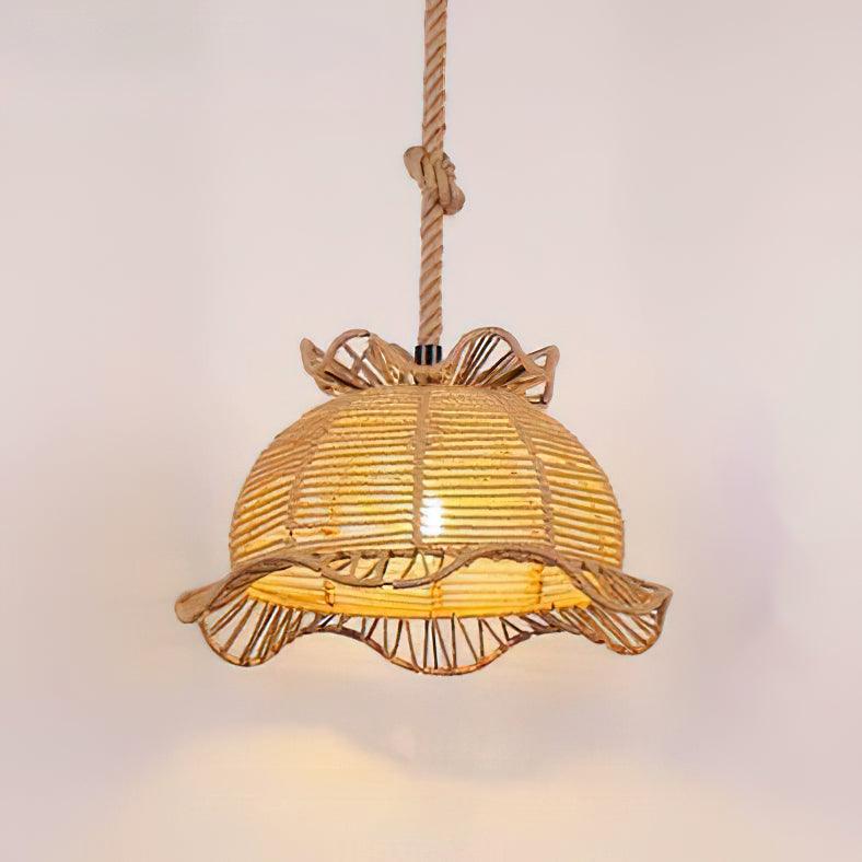 Retro Hemp Rope Interesting Pendant Light