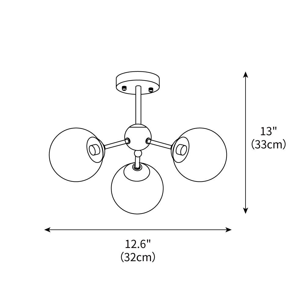 Rhizome Ceiling Light