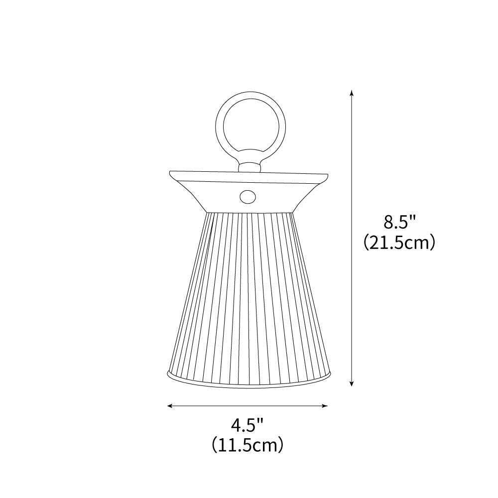 Ribbed Table Lamp 4.5"