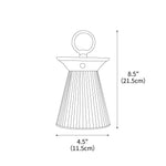 Ribbed Table Lamp 4.5"