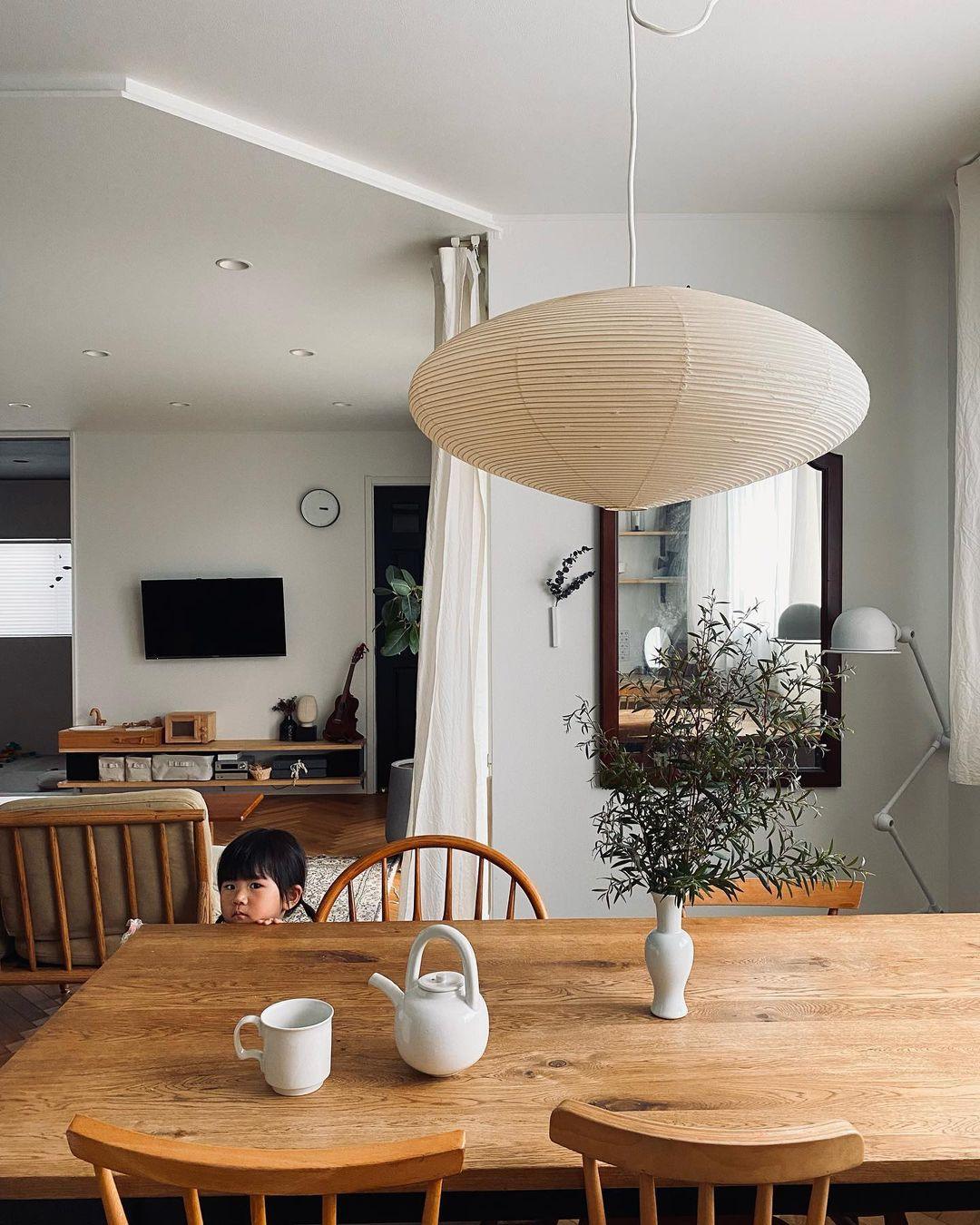 Akari Oval Pendant Swag Light