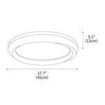 Ripple Wood Ceiling Light