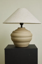 Ripple Clay Table Lamp