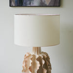 Rippled Clay Table Lamp