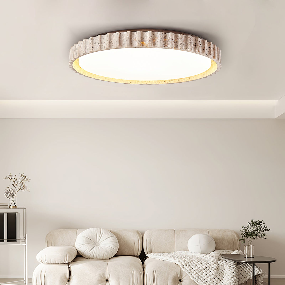 Riva Stone Ceiling Light