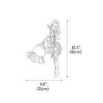 Rosalie Floral Wall Sconce 9.8"