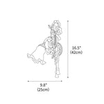 Rosalie Floral Wall Sconce 9.8"