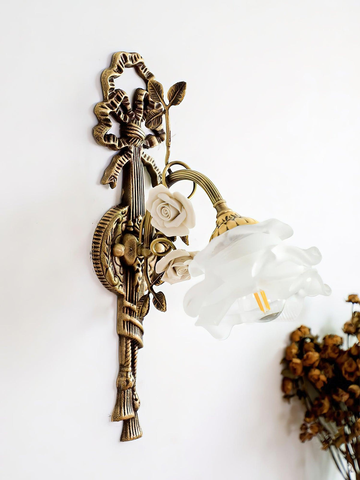 Rosalie Floral Wall Sconce 9.8"