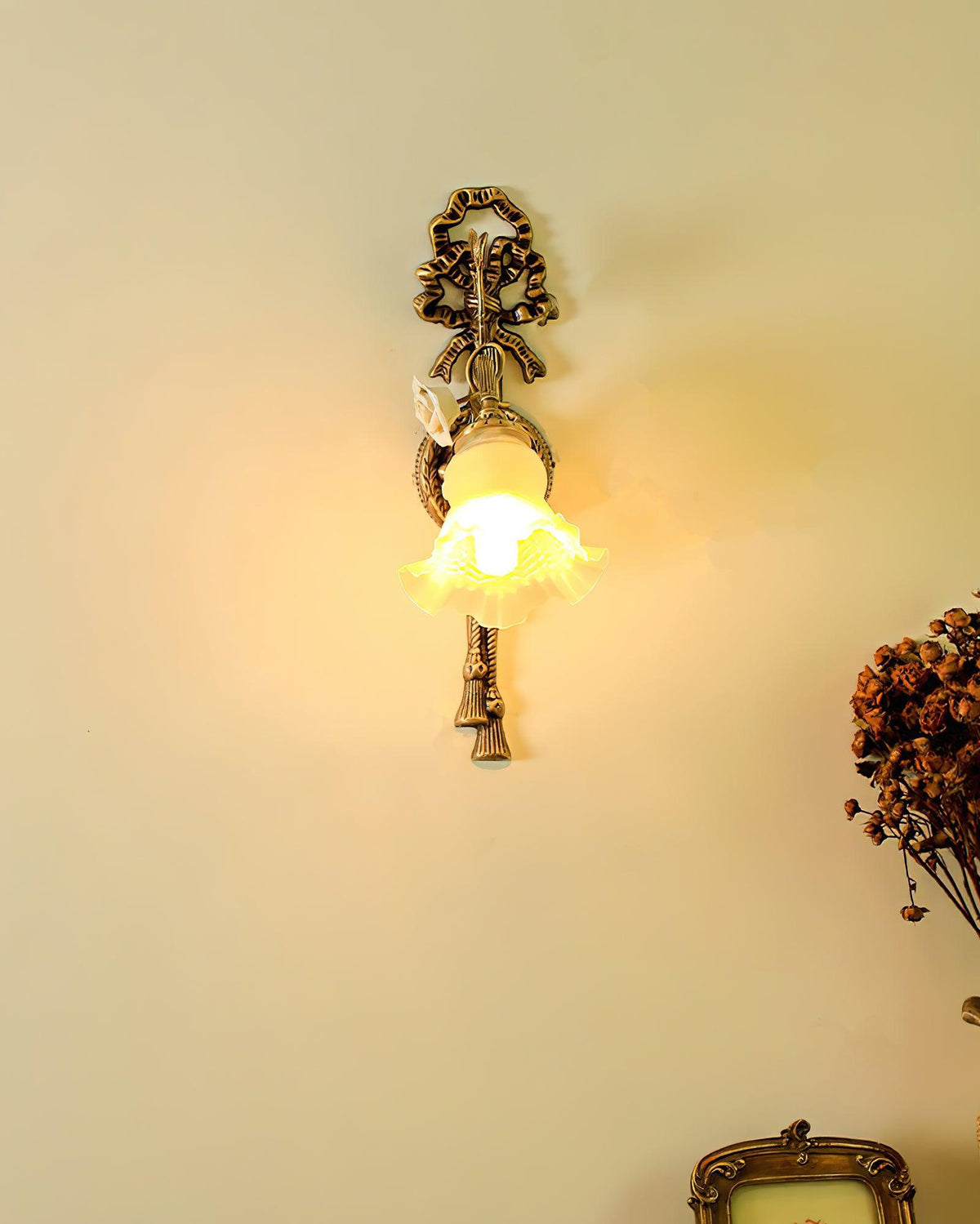 Rosalie Floral Wall Sconce 9.8"