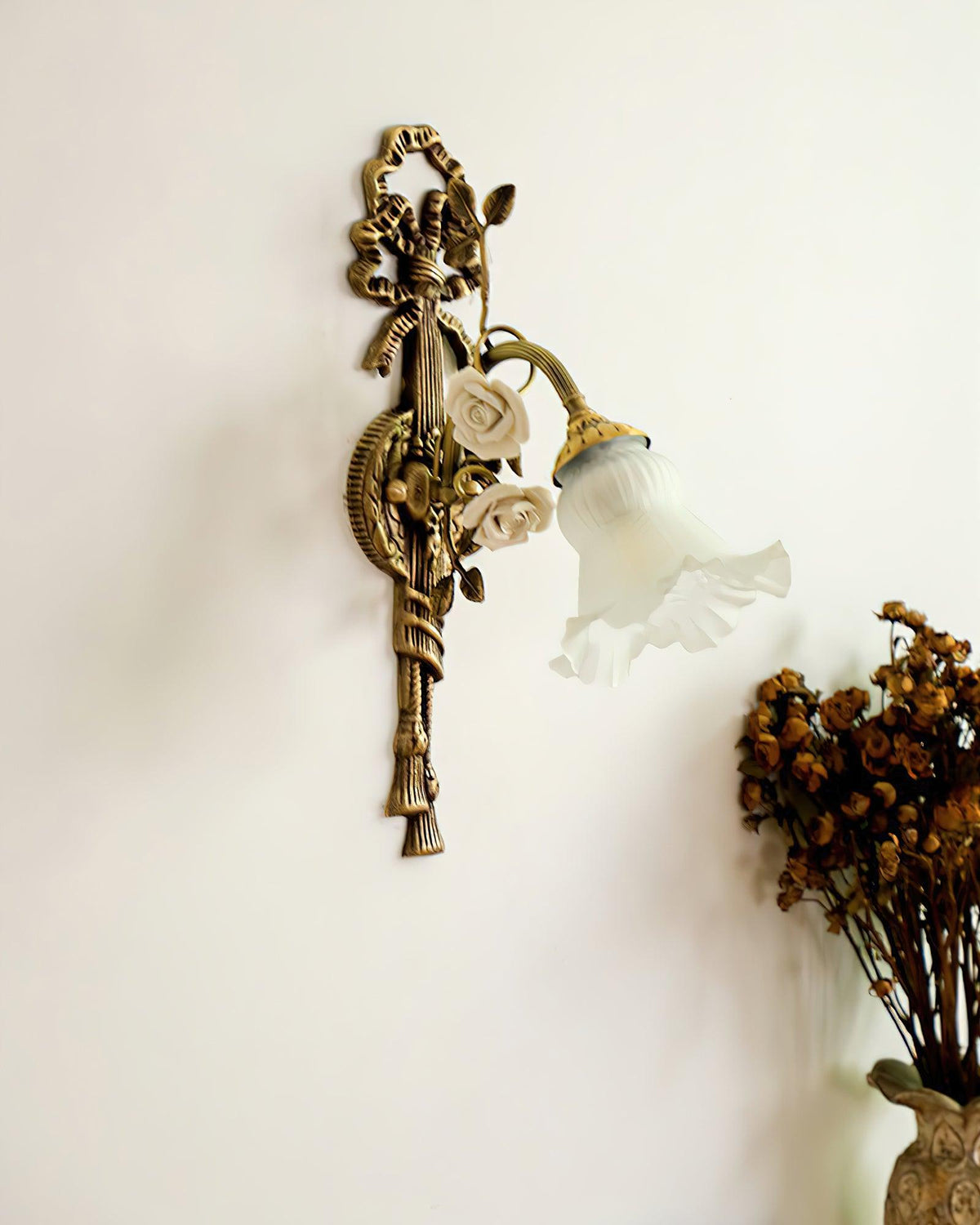 Rosalie Floral Wall Sconce 9.8"