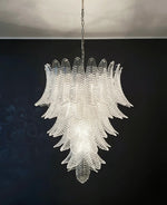 Rosalind Murano Clear Glass Chandelier