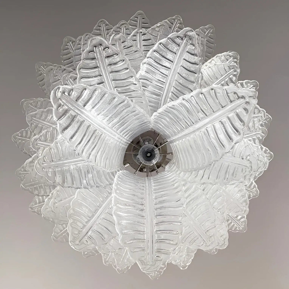 Rosalind Murano Clear Glass Chandelier