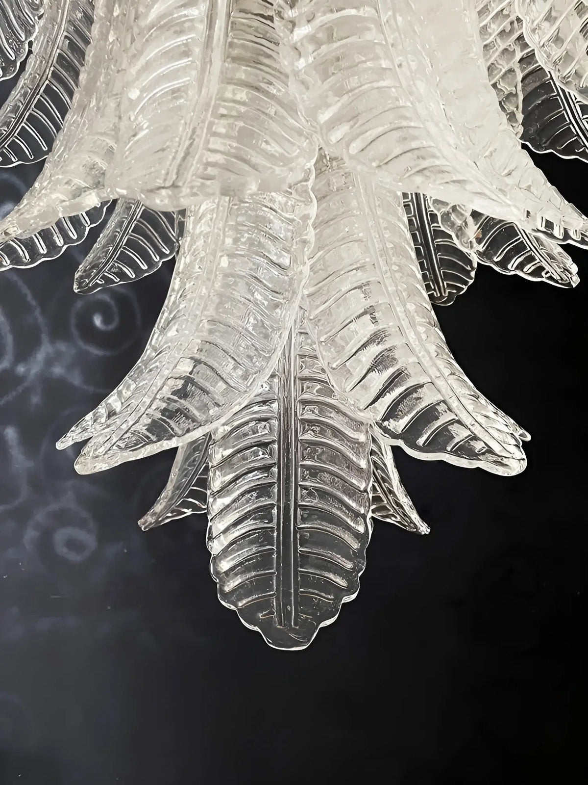 Rosalind Murano Clear Glass Chandelier