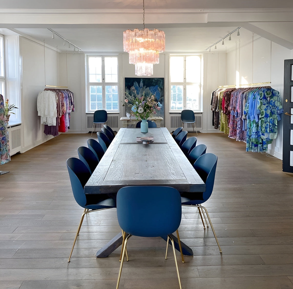 Rose Murano Glass Chandelier